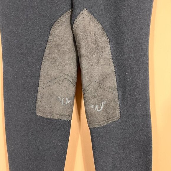 TuffRider Women's Knee Patch Breeches Starter Low Rise Pull on Pants 30 NWT - Picture 5 of 11